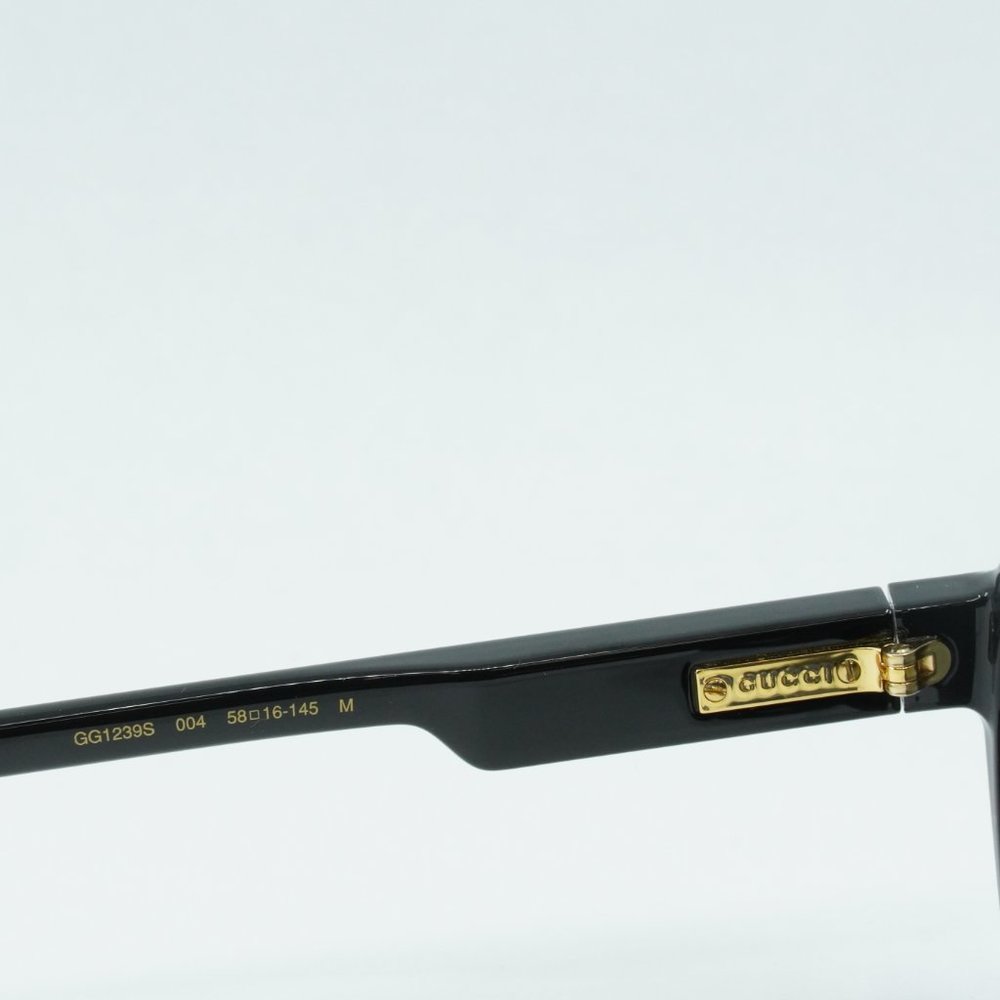 💯 NEW GUCCI GG1239S 004 BLACK GREY SUNGLASSES - Picture 8 of 10